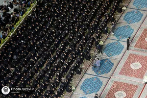 آیین خطبه&zwnj;خوانی شب عاشورای حسینی در حرم مطهر رضوی -1