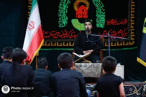 محفل عزاداری مکبرین نوجوان حرم مطهر رضوی