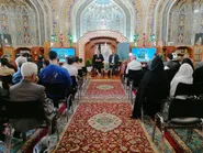 کتاب «گزیده عیون اخبار الرضا (ع)» در حرم مطهر رضوی رونمایی شد 