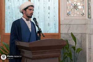 تشرف دانشجویان ایرانشهر به حرم مطهر رضوی