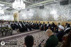 دیدار فعالان بسیج دانش&zwnj;آموزی شهرستان مشهد با تولیت آستان قدس رضوی