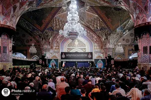 مراسم عزاداری دهه آخر ماه صفر در رواق امام خمینی (ره) حرم مطهر رضوی