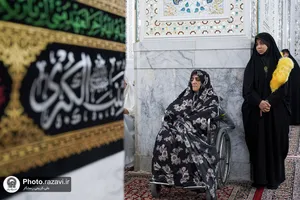 تشرف کاروان زیارتی تبریز به حرم مطهر رضوی