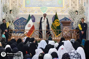 تشرف دانش&zwnj;آموزان مدارس استثنایی کشور به حرم مطهر رضوی