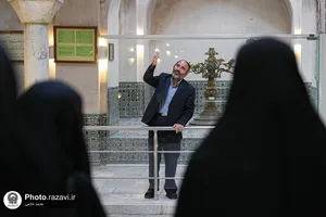 بازدید فعالان امربه&zwnj;معروف و نهی&zwnj;ازمنکر از موزه مردم&zwnj;شناسی و شمیم رضوان