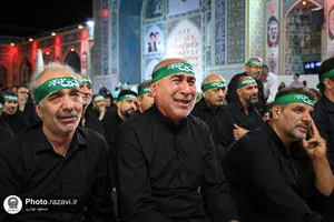 عزاداری سنتی شب ششم محرم در &laquo;حسینیه حرم&raquo;