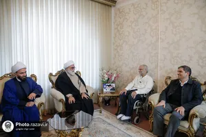 دیدار تولیت آستان قدس رضوی با خانواده شهدا و جانبازان در سرخس