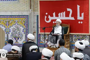 اعتکاف علمی طلاب در مدرسه تابستانی دارالعلم حرم مطهر رضوی-1