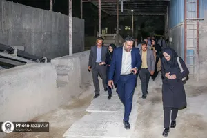 بازدید رئیس مرکز تحقیقات وزارت راه، مسکن و شهرسازی کشور از کارخانه هبلکس رضوی