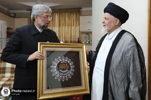 دیدار مدیر عالی حرم مطهر رضوی با علما در مشهد