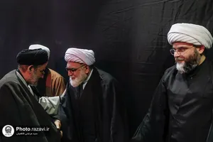 مجلس روضه فاطمیه در حرم مطهر رضوی-2