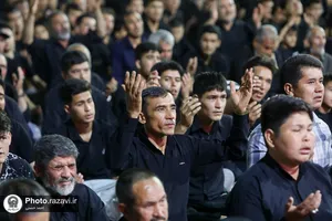 عزاداری هیأت&zwnj;های مذهبی مهاجرین افغانستانی در حرم مطهر رضوی
