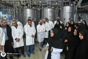 بازدید کارکنان آستان قدس از مجتمع لبنی رضوی
