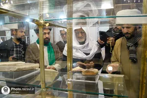 بازدید مسئولین قرآنی عتبات عراق از قسمت&zwnj;های مختلف حرم مطهر رضوی