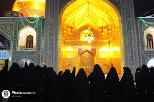 گلبانگ الله اکبر در حرم مطهر رضوی