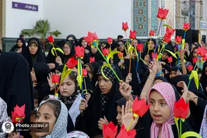 عزاداری هیئت کودکان در حرم مطهر رضوی