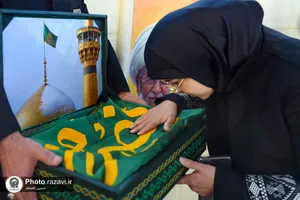 حضور خدام حرم مطهر رضوی در مجتمع حضرت فاطمه زهرا (س) لبنان