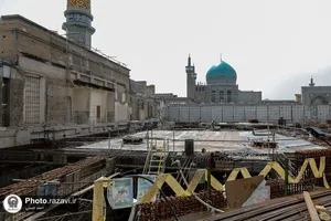 بازدید خبرنگاران شبکه های برون مرزی صدا و سیما از پروژه های عمرانی حرم مطهر