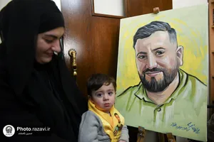 دیدار خدام حرم مطهر رضوی با خانواده شهدای لبنان