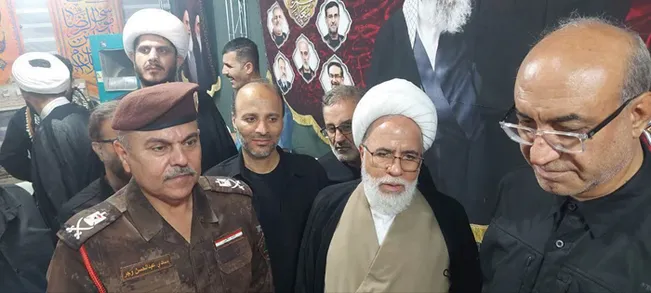 موکب امام رضا (ع) در مرز خسروی - منذریه میزبان مسئولان ایران و عراق + تصاویر