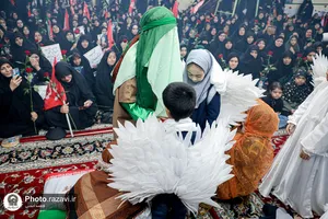 سوگواری زنان محله نوغان در سالروز شهادت امام هشتم علیه&zwnj;السلام