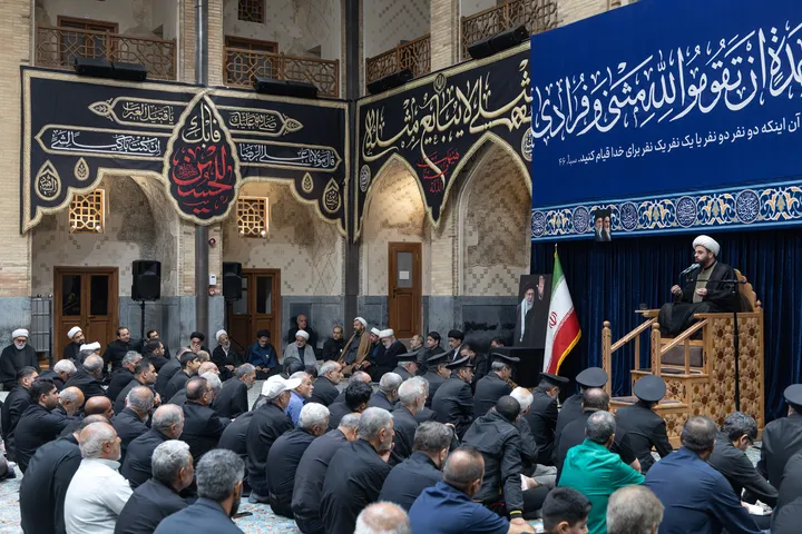 عزاداری ایام پایانی ماه صفر در حرم مطهر رضوی-۱
