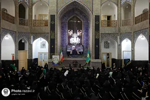 عزاداری حضرت اباعبدالله الحسین(ع) با حضور تولیت آستان قدس رضوی-2
