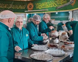 خادم‌یاران رضوی زرندیه میزبان زائران در باغ رضوان