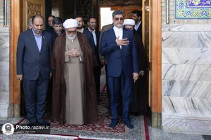 آیین آغاز سال تحصیلی مدارس در حرم مطهر رضوی