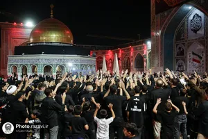 عزاداری هیئات مذهبی استان سمنان در حسینیه حرم