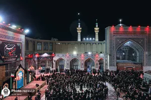 عزاداری سنتی شب دهم محرم در &laquo;حسینیه حرم&raquo;