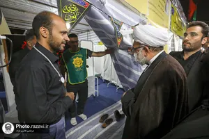 بازدید تولیت آستان قدس رضوی از خدمت&zwnj;رسانی مواکب به زائرین حضرت رضا(علیه&zwnj;السلام)