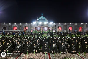 آیین خطبه&zwnj;خوانی شب عاشورای حسینی در حرم مطهر رضوی -1