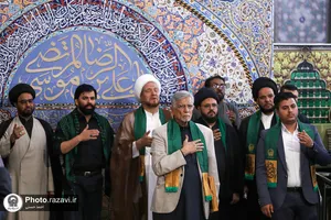 اجتماع بزرگ زائران اردوزبان در حرم مطهر رضوی