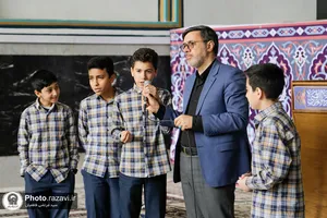 محفل انس با قرآن ویژه مدارس امام رضا(علیه&zwnj;السلام) در حرم مطهر رضوی