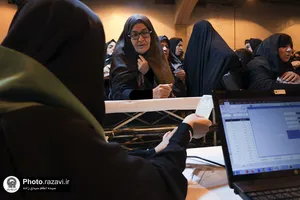 موکب انصارالحسین علیه&zwnj;السلام در حرم مطهر رضوی