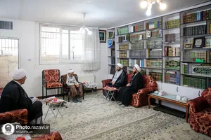 دیدار کارگروه مدرسه تابستانی دارالعلم با علما در مشهد-1