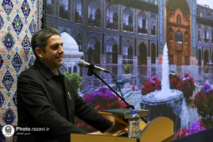 گردهمایی روز جوان در حرم مطهر رضوی