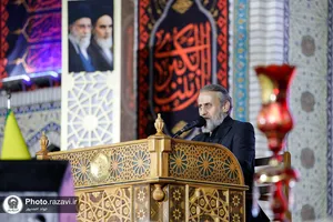 آئین بزرگداشت رهبر شهید انقلاب اسلامی در حرم مطهر رضوی-4

