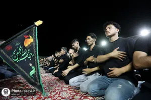 عزاداری هیأت&zwnj;های مذهبی مهاجرین افغانستانی در حرم مطهر رضوی