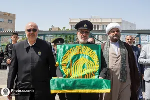 حضور خادمان کاروان زیر سایه خورشید در بیمارستان امیرالمومنین(ع) تاکستان قزوین