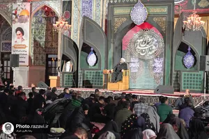 هیئت عزاداران استان هرمزگان در حسینیه حرم