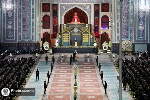 آیین خطبه&zwnj;خوانی شب عاشورای حسینی در حرم مطهر رضوی -1