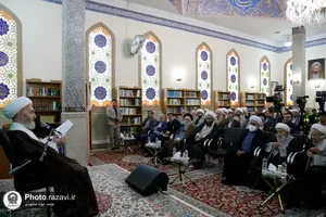 افتتاح دارالتفسیر علامه شیخ طبرسی در حرم مطهر رضوی