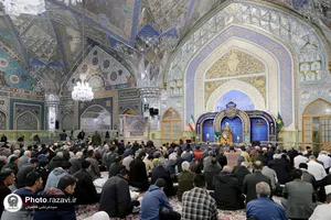 مراسم جشن ولادت امام باقر علیه&zwnj;السلام در حرم مطهر رضوی