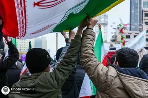 راهپیمایی پرشکوه 22 بهمن در مشهد-٢