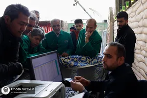 حضور خدام حرم مطهر رضوی در ویژه برنامه لبنان در پناه امام رئوف