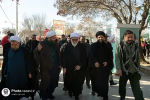حضور تولیت آستان قدس رضوی در جمع عزاداران فاطمی بخش رضویه مشهد