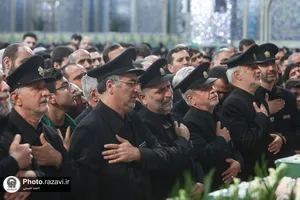 اجتماع بزرگ عاشورائیان در حرم مطهر رضوی