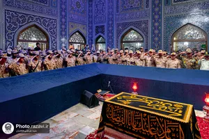 تجدید بیعت سربازان نیروهای مسلح با آرمان&zwnj;های رهبر شهید انقلاب